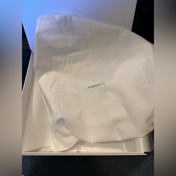 Hammitt Black/Gunmetal Leather Kyle LARGE Bag - Picture 10 of 10